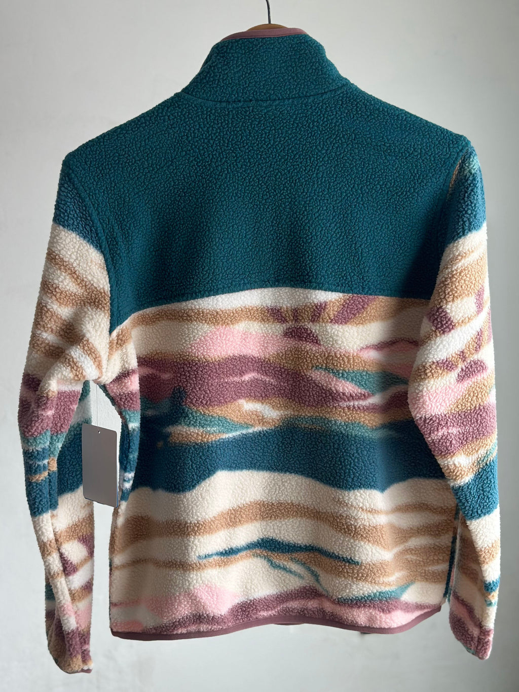 Columbia West Bend Printed Fleece — Dark Teal / Multicolor
