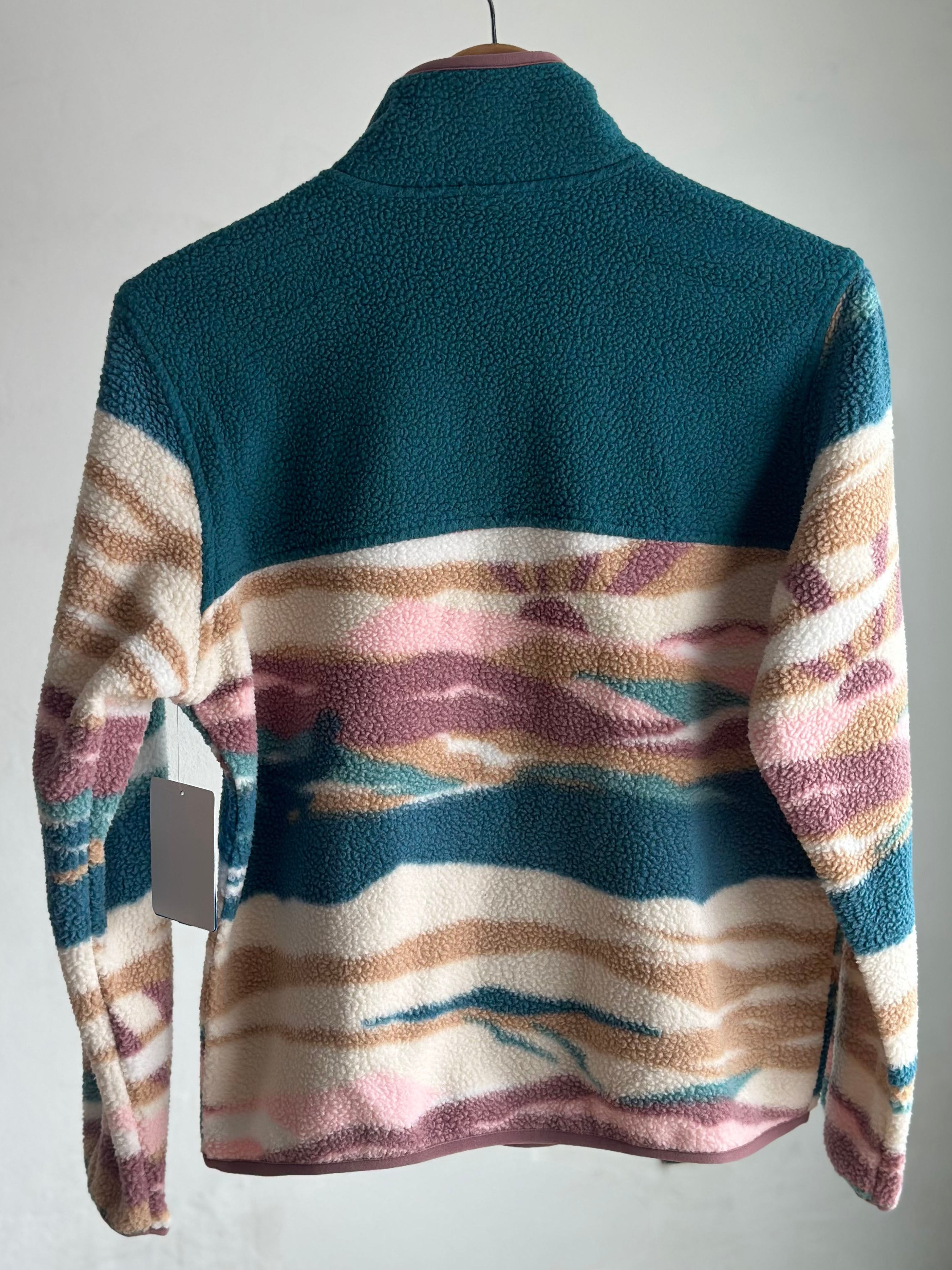 Columbia West Bend Printed Fleece — Dark Teal / Multicolor