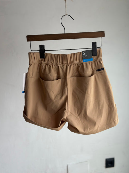 Columbia Omni-Shield Stretch Climber Canyon Shorts Women — Khaki