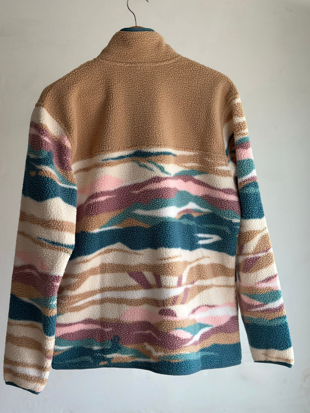 Columbia West Bend Printed Fleece Men — Camel / Multicolor